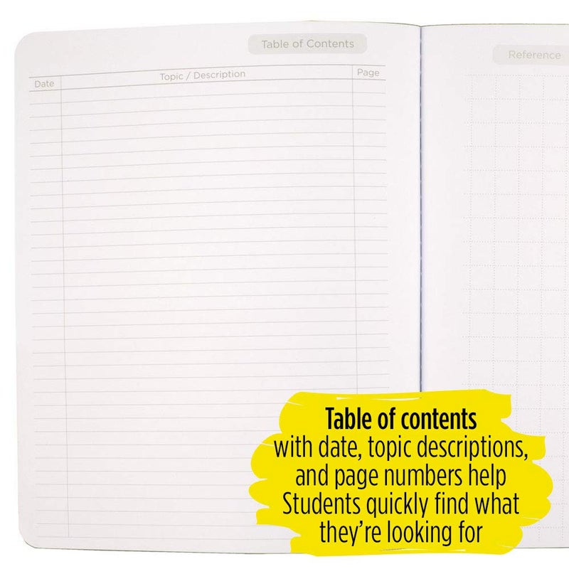 Five Star Interactive Notetaking Composition Book, 1 Subject, College Ruled Comp Notebook, 100 Sheets, 11" x 9", Color May Vary, 1 Count (09460) - Image 3